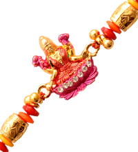 Beaded Lakshmi Rakhi Thread