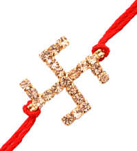 Rakhi Thread with Swastika